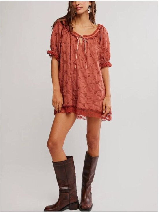 Free People Dresses & Skirts - FREE PEOPLE NWT Juno Mini Dress / Canyon Sunset